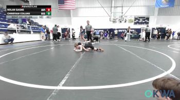 55 lbs Rr Rnd 5 - Nolan Gagne, Amped Wrestling Club vs Christian Collins, Marlow Outlaws