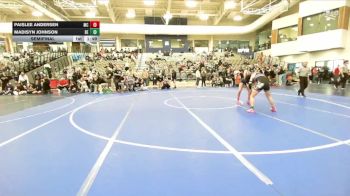 115 lbs Semifinal - Madisyn Johnson, Box Elder vs Paislee Andersen, Mountain Crest