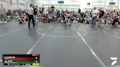 76 lbs Round 7 (8 Team) - CJ Fassler, Forge vs Eli Gray, Meridian Maniacs