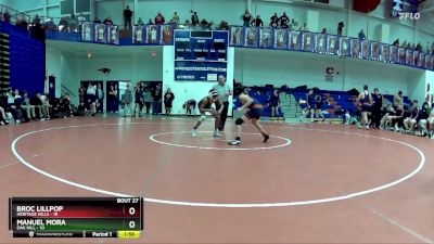 106 lbs Placement (16 Team) - Broc Lillpop, Heritage Hills vs Manuel Mora, Oak Hill