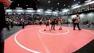 100 lbs Final - Jaxon Rickers, Woodward Youth Wrestling vs Logan Darst, Comanche Takedown Club