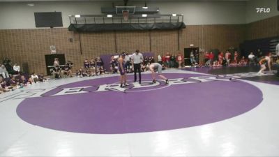 147 lbs Round 2 (6 Team) - Samuel Johnson, Thermopolis Middle School vs Pedro Candelario, Saratoga Middle School