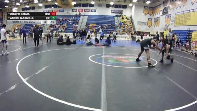150 Gold Cons. Semi - Joseph Sibaja, Southwest Miami vs Adriel Jaramillo, George Jenkins