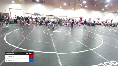 70 kg Cons Semis - Corey Hawk, Indiana vs Troy Rose, Colorado