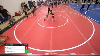 49 lbs Round Of 16 - Mason Enyobi, Broken Arrow Wrestling Club vs Kamden Justice, Pryor Tigers