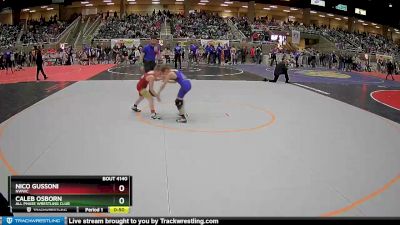 77 lbs Cons. Round 3 - Nico Gussoni, NWWC vs Caleb Osborn, All Phase Wrestling Club