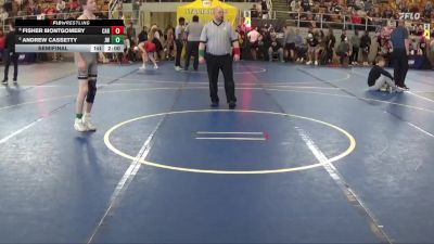 108 lbs Semifinal - Fisher Montgomery, Carey vs Andrew Cassetty, Jv Warriors