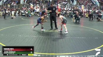 77 lbs Champ. Round 1 - Wayne Hall, Anchor Bay WC vs Averi Donald, Rocket Trained WC