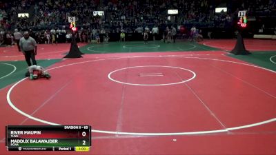 65 lbs Quarterfinal - River Maupin, TLWA vs Maddux Balawajder, PCWA