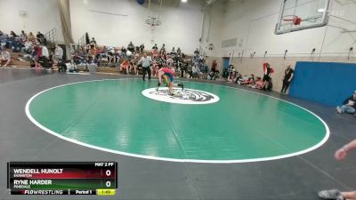 138A Quarterfinal - Ryne Harder, Pinedale vs Wendell Hunolt, Evanston