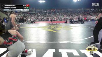 G6A-110 lbs Semifinal - Hannah Lopez, WESTMOORE (Girls) vs Trinity Rickner, GLENPOOL (Girls)