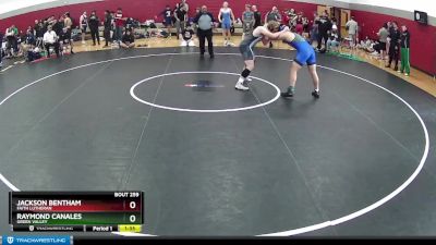 190 lbs Champ. Round 2 - Jackson Bentham, Faith Lutheran vs Raymond Canales, Green Valley