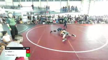 98 lbs Final - Ry Talbot, Atc vs Javain Palomino, JP Wrestling