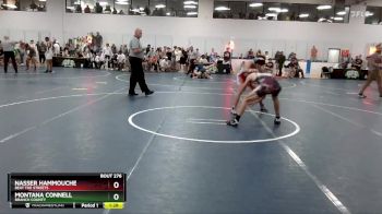 145 lbs Champ. Round 2 - Montana Connell, Branch County vs Nasser Hammouche, Beat The Streets