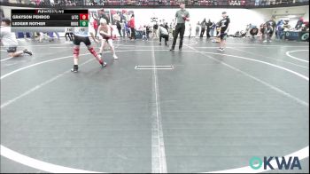 83 lbs Rr Rnd 5 - Grayson Penrod, Little Axe Takedown Club vs Ledger Rother, Rough Riders