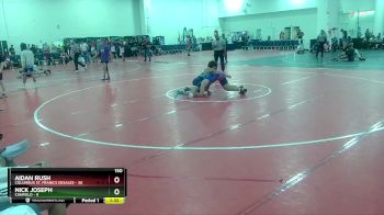 150 lbs Round 8 (10 Team) - Aidan Rush, Columbus St. Franics DeSales vs Nick Joseph, Canfield