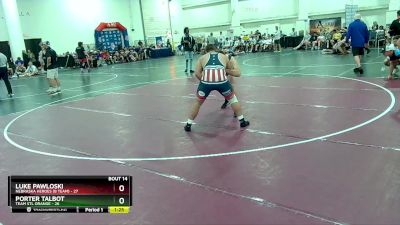 215 lbs Quarters & Wb (16 Team) - Luke Pawloski, Nebraska Heroes (B Team) vs Porter Talbot, Team STL Orange