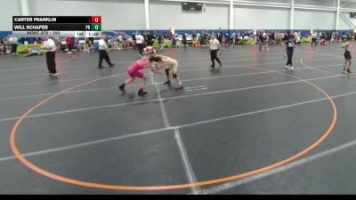 150 lbs Champ. Round 2 - Will Schafer, Perrysburg vs Carter Franklin, .