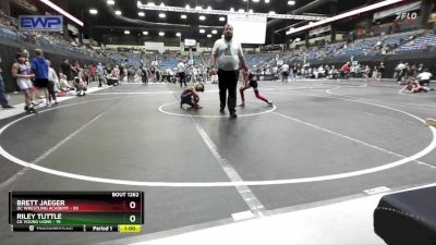 76 lbs Cons. Round 4 - Brett Jaeger, DC Wrestling Academy vs Riley Tuttle, CK Young Lions