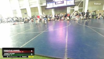 170 lbs Round 3 (4 Team) - Knightlee Winder, Sanderson Wrestling Academy vs Andie Stump, Bear River