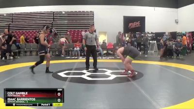 209 lbs Round 1 (8 Team) - Colt Gamble, Team Revival vs Isaac Barrientos, Gotcha National