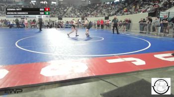 120 lbs Round Of 64 - Gemma Witt, Broken Arrow Girls Junior High vs Jocelyn Diedrich, Tonkawa