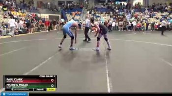 160 lbs Cons. Round 3 - Paul Clark, Boys` Latin School vs Mathew Miller, Saint Vincent Pallotti