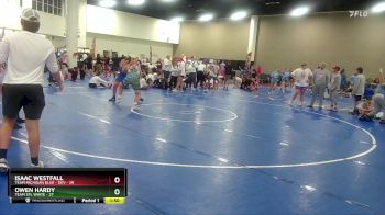 215 lbs Round 3 (16 Team) - Isaac Westfall, Team Michigan Blue - DEV vs Owen Hardy, Team STL White