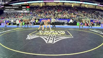 Girls-130 lbs Champ. Round 1 - Avery Lynch, Plainwell Hs Girls vs Gabrielle Murphy, Whittemore-Prescott Hs Girls