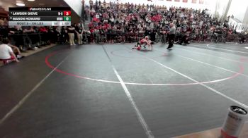 106 lbs Round Of 16 - Lawson Giove, Whitman-Hanson vs Mason Howard, Minnechaug