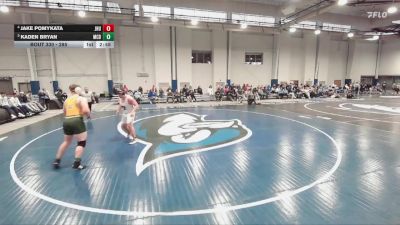 285 lbs 3rd Place Match - Jake Pomykata, Johns Hopkins vs Kaden Bryan, McDaniel