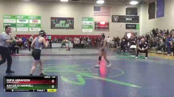 101 lbs Quarterfinal - KayleeJo Hammell, Sierra Vista vs Sofia Abramson, SLAM Academy