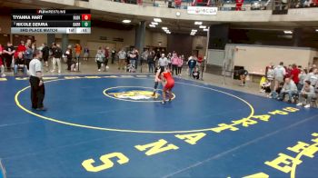 140 lbs 3rd Place Match - Nicole Dziura, Barrington vs Tiyanna Hart, Unattached