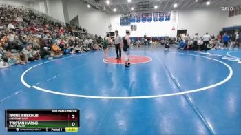 115 lbs 5th Place Match - Raine Brekhus, Cheyenne East vs Tristan Harns, Kelly Walsh