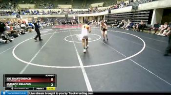 120 lbs Round 3 (4 Team) - Joe Dauffenbach, Stillwater vs Esteban Delgado, Hersey