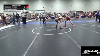 157 lbs Semifinal - Taylen Morales, Hoisington WC vs Brennen Bowers, Jr Viking