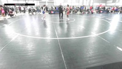 14U Girls - 95 lbs Cons. Round 3 - Jireh Arriaga, HI vs Kali DeClercq, IL