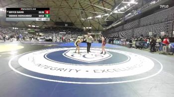 Boys 1A 120 lbs Cons. Round 4 - Dennis Hernandez, Royal vs Bryce Davis, Colville