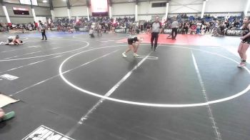 95 lbs Quarterfinal - Theseus Hancock, Chickens Wrestling Club vs Regan Kinneman, Grindhouse WC