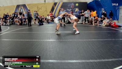 126 lbs Round 4 (8 Team) - Brady Henry, Warner Elite vs Rocco Czarnecki, Disciples WC