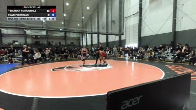 Junior Boys FS - 120 lbs Champ. Round 2 - Damian Fernandez, WA vs Ryan Fuhriman, ID