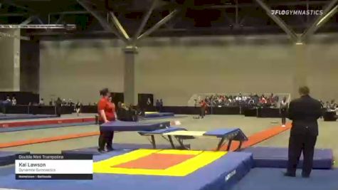 Kai Lawson - Double Mini Trampoline, Dynamite Gymnastics - 2021 USA Gymnastics Championships