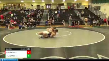 138 lbs Cons. Semi - Logan Ashford, Lions Wrestling Academy vs Brady Littleton, Missouri