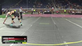 D4-190 lbs Cons. Round 3 - Landon Swanson, Charlevoix HS vs Justice Onstott, St Louis HS