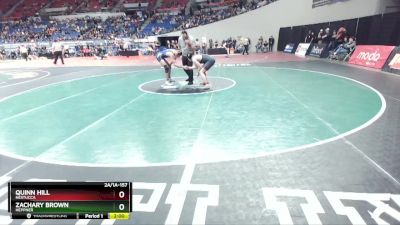 2A/1A-157 3rd Place Match - Quinn Hill, Nestucca vs Zachary Brown, Heppner