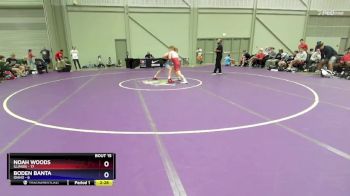 126 lbs Placement Matches (8 Team) - Noah Woods, Illinois vs Boden Banta, Idaho