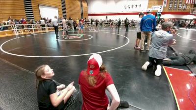105B Semifinal - Hayden Harshman, Lovell Middle School vs Daniel Hogwood, Thermopolis Middle School
