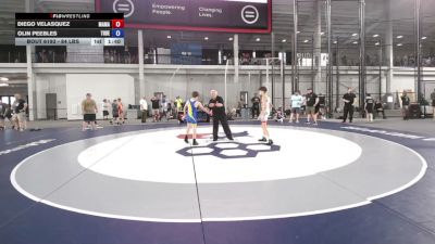98 lbs Cons. Semis - Ledge Hatinger, FHC Mat Club vs Elias Johnson, Castle Wrestling Club