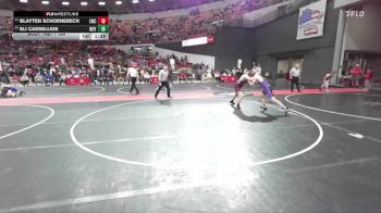 160 lbs Cons. Round 4 - Eli Cassellius, Boyceville vs Blayten Schoenebeck, Luxemburg-Casco Wrestling Club