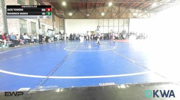 55-61 lbs Quarterfinal - Jace Towers, IRONMEN Wrestling Club vs Maverick Bunce, Salina Wrestling Club